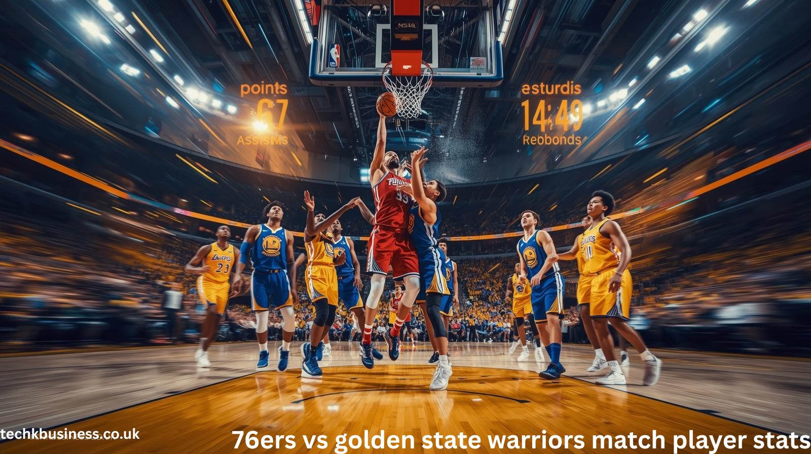 76ers vs golden state warriors match player stats