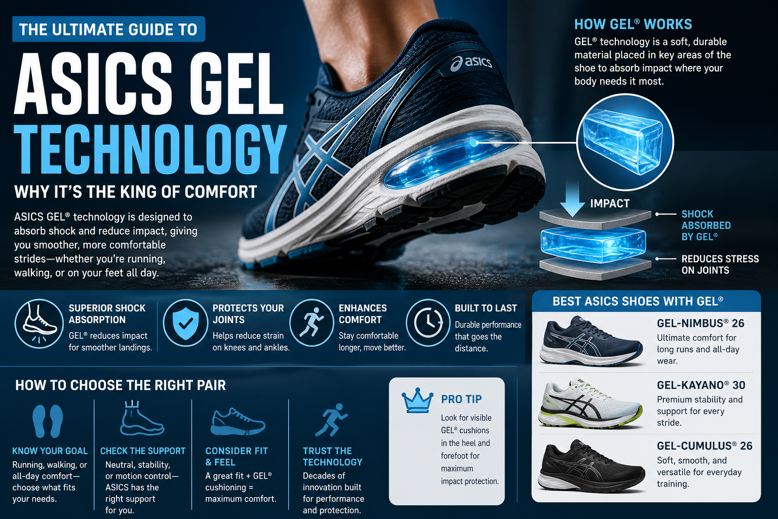ASICS GEL Technology Guide: Why It’s the King of Comfort