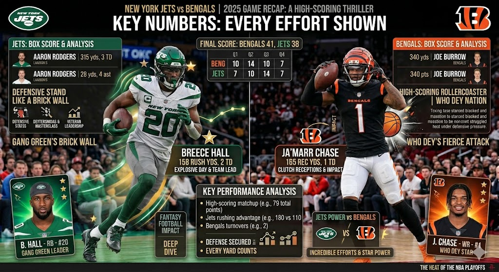 New York Jets vs Bengals Match Player Stats: Full 2025 Game Recap