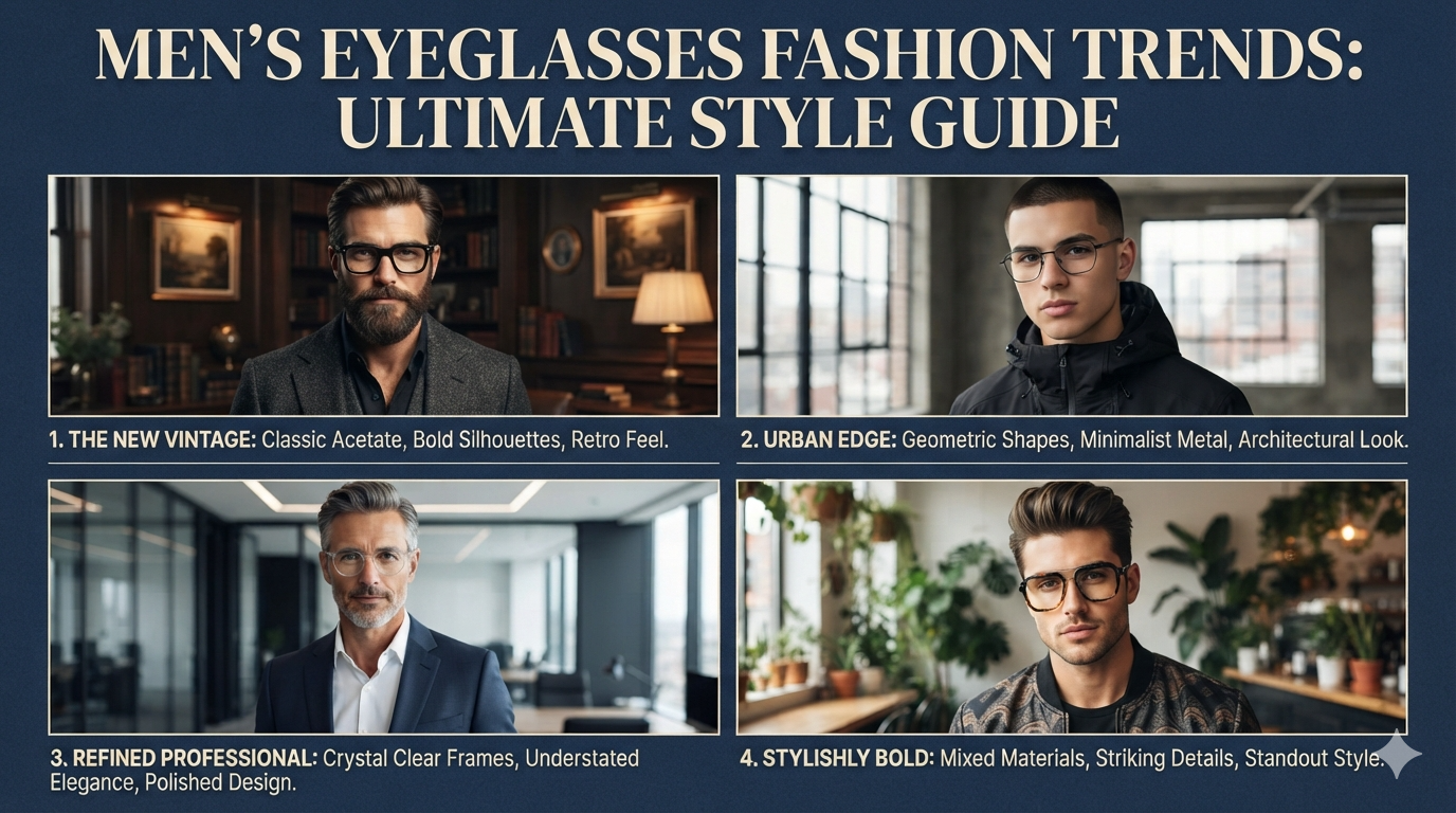 Mens Eyeglasses Fashion Trends: Ultimate Style Guide
